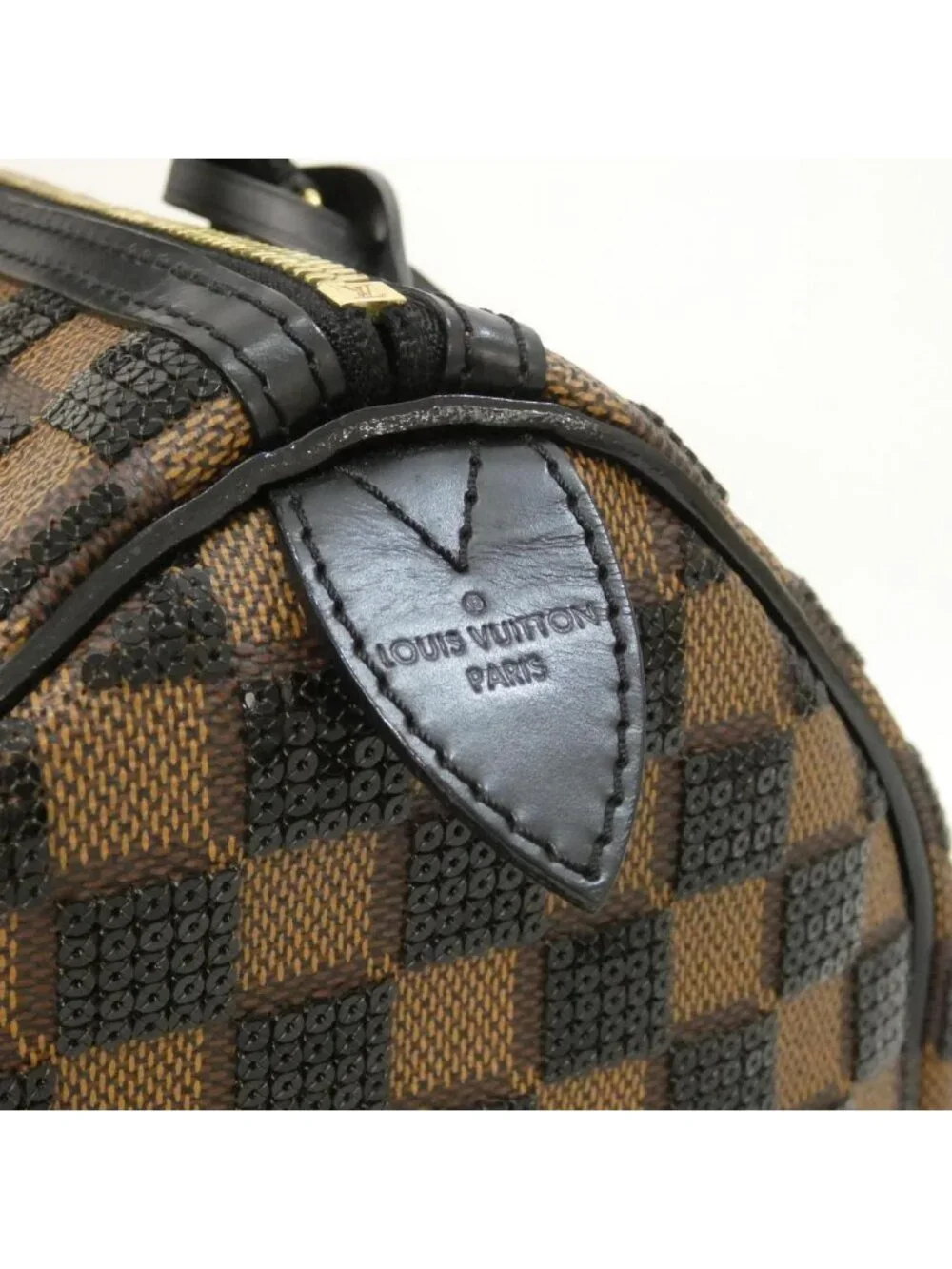 Louis Vuitton Vintage Damier Payette Speedy 30 Boston